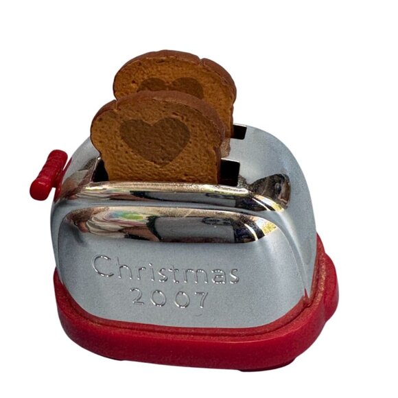 Hallmark Keepsake Christmas 2007 Mini Toaster With Pop Up Toast - Picture 7 of 8